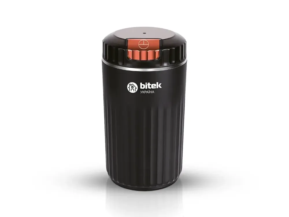 Кофемолка электрическая BITEK BT-7147 800 Вт, 100 г, черная, ножевой блок 8 лезвий из нерж. стали, замки безопасности Одесса - изображение 3