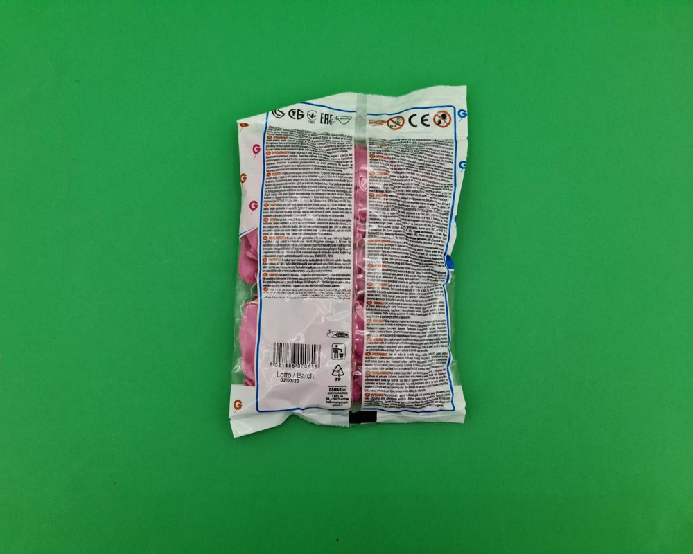 Повітряні кульки пастель рожеві 3" (8 см) латексні бомбочки 100 шт Gemar (1 пач.) Харків - фото 2