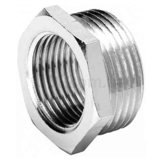 Переходник 1/2''внутр х3/4''наруж никель Харьков
