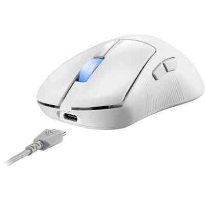 Мишка ASUS ROG Keris II WL ACE Wireless/Bluetooth/USB White (90MP03N0-BMUA10) Вінниця