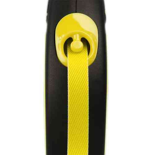 Поводок-рулетка Flexi для собак New Neon желтая лента размер M 5 м/ 25 кг Киев