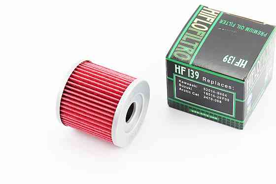 Фільтр-елемент масляний HF139 (44x44мм) KAWASAKI KLX 400 R/SR, SUZUKI DR-Z 400 E/S/SM, ATV KAWASAKI KFX 400, SUZUKI LT-A 500/LT-Z 400/450 Quadracer Київ