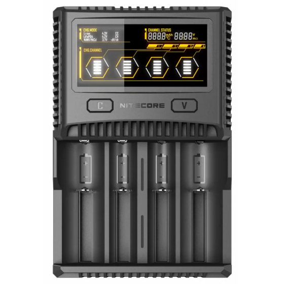 Зарядний пристрій Nitecore SC4 для акумуляторів (Ni-Cd Ni-Mh Li-Ion IMR LiFePO4) 220V-12V Вінниця