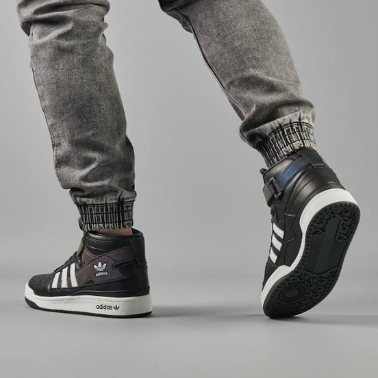 Высокие Термо Кроссовки Adidas Еврозима Кожаные Мужские Ботинки Адидас Черные (размеры: 41,42,43,44,45,46) Днепр - изображение 9