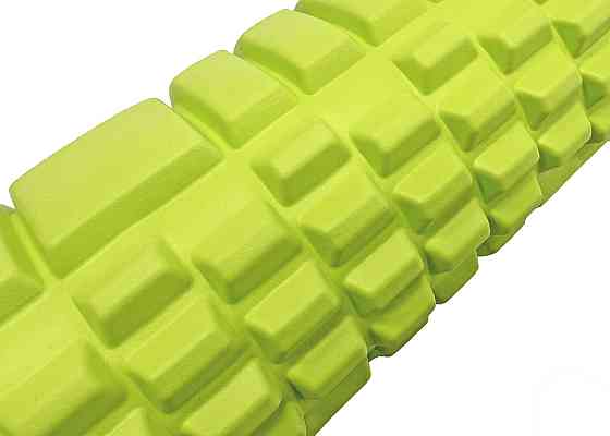 Масажний ролик EasyFit Grid Roller 33 см v.1.1 Салатовий Коломия