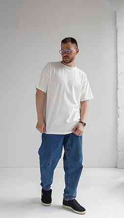 Футболка мужская оверсайз Белый 3XL/4XL Харьков