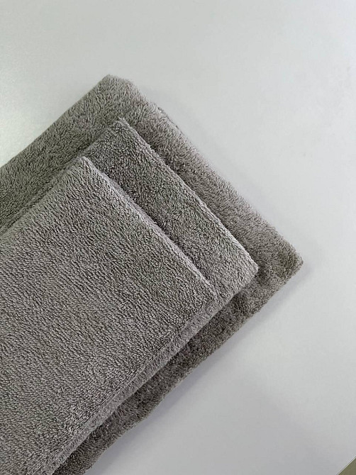 Махровое полотенце Ideal Textile 70х140 см однотонное (56860538) сірий Черновцы - изображение 7