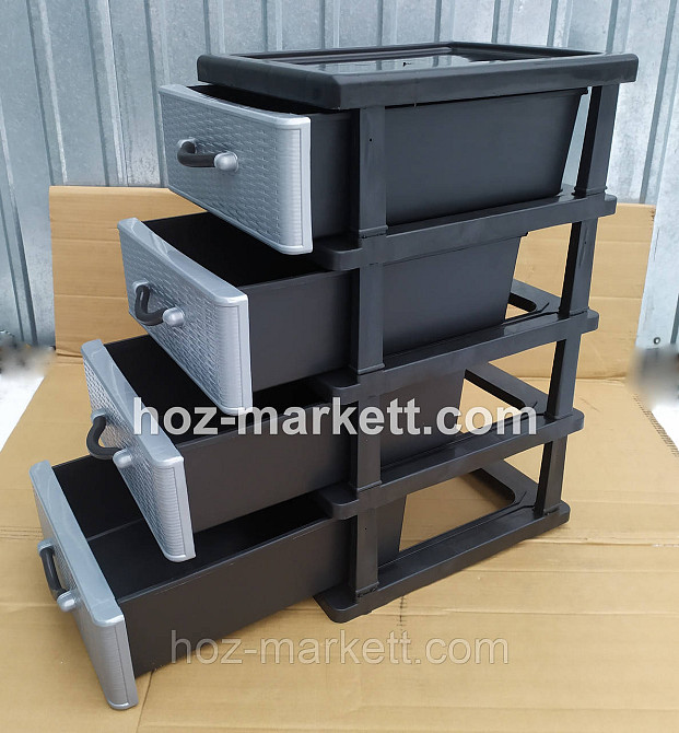 Комод тумбочка міні на 4 ящики Харків - фото 9