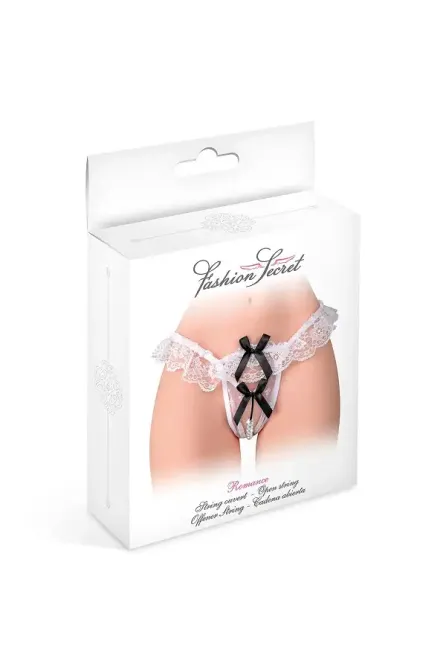 Трусики с жемчугом Fashion Secret Romance White Львов - изображение 3
