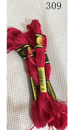 Мулине для вышивки 309 Киев - изображение 1