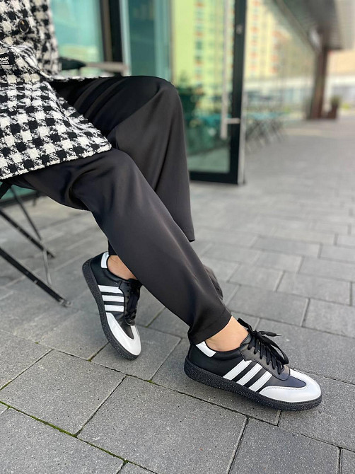 Roberto Netti Кеди жіночі Roberto Netti біло/чорні натуральна шкіра низький хід розмір 37-41 (5 Київ - фото 2