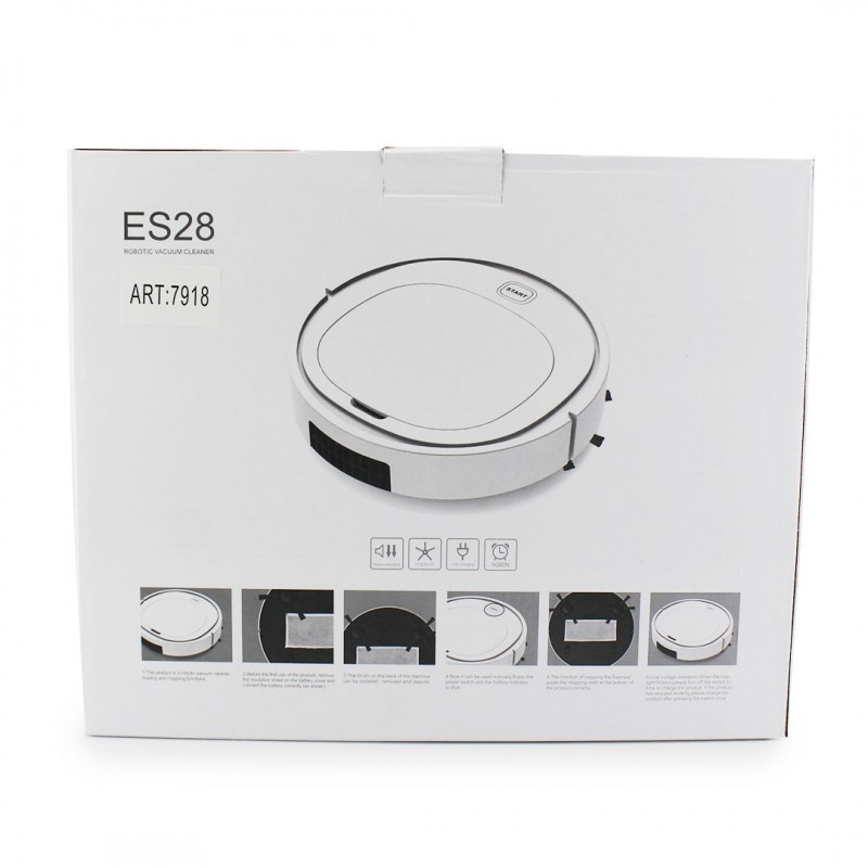 Розумний робот-пилосос ROBOTiC ES28 7918 з функцією сухого прибирання, сенсорами та автокеруванням Одеса - фото 4