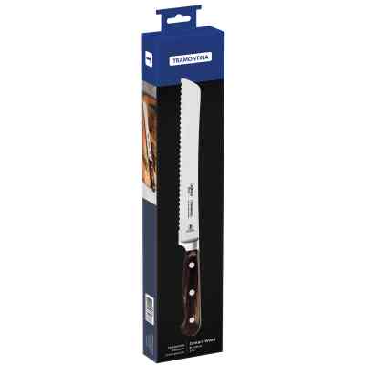 Кухонный нож Tramontina Century Wood для хліба 203 мм (21539/198) Винница