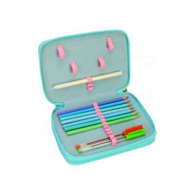 Пенал Cool For School 2 отделения с отворотами Голубой (CF87278) Винница