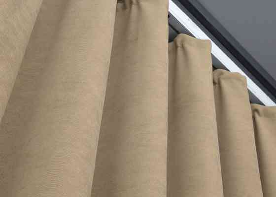 Шторна тканина мікровелюр Petek YL колір бежевий 1800ш Київ