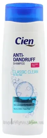 Шампунь від лупи для сухого волосся Cien Classic Clean (300мл.) 