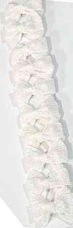 Гумки для волосся Бантики білі 10 шт. Київ