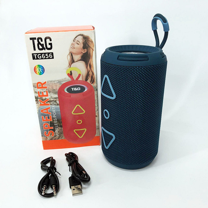 Беспроводная акустика портативная мощная TG656, Громкая колонка для улицы, AM-295 Колонки дорожные Киев - изображение 6