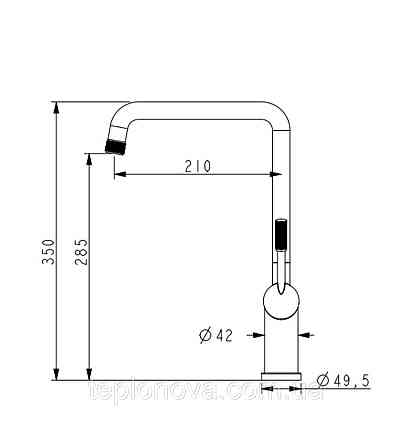 Смеситель для кухни VENTA BI472FG Черновцы
