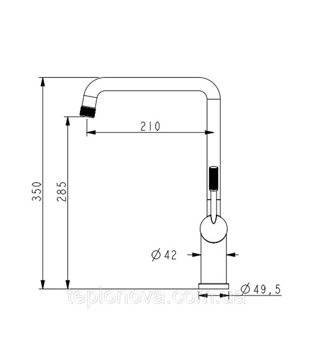 Смеситель для кухни VENTA BI472FG Черновцы - изображение 3