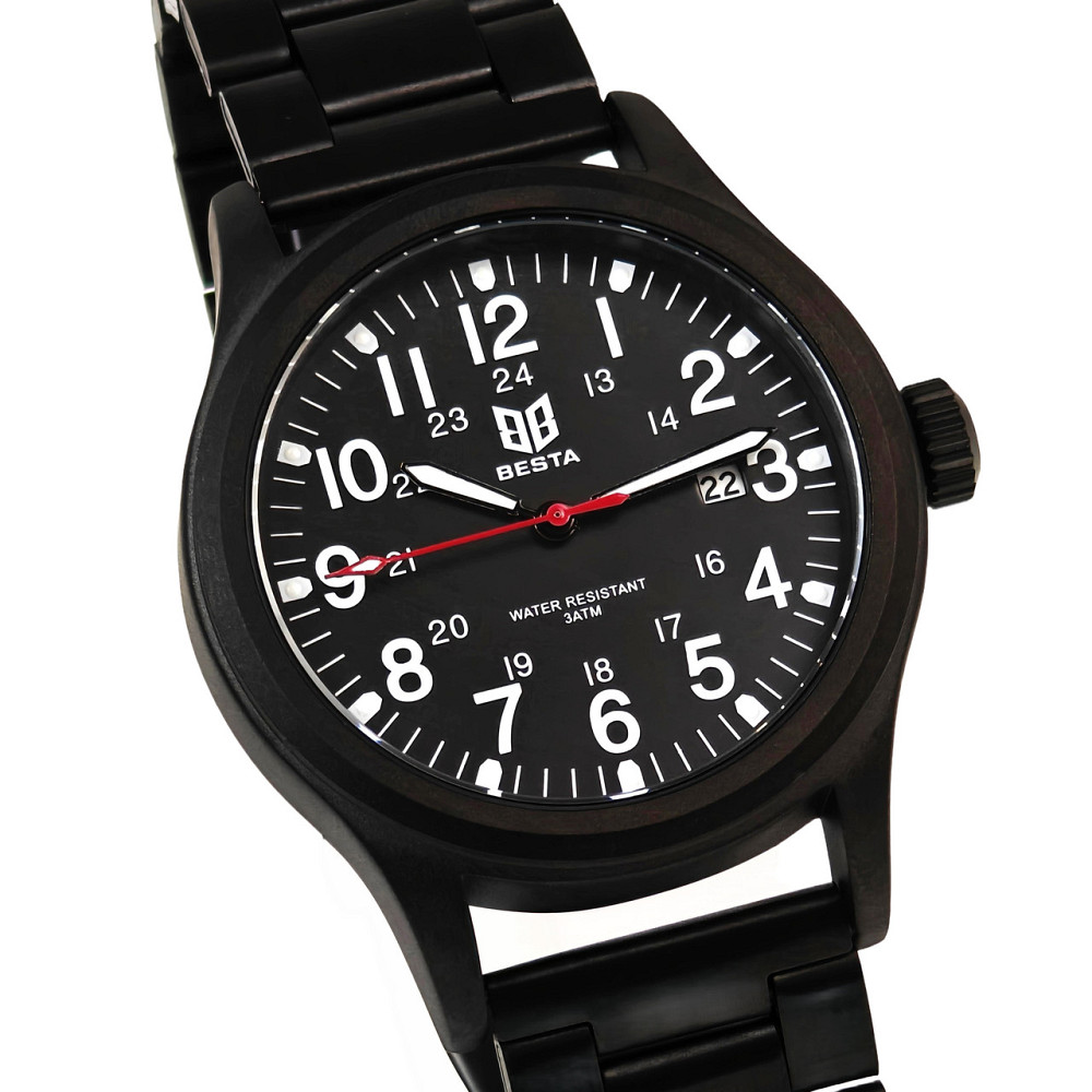 Часы мужские тактические Besta Command Black Metal (2 ремешка) Киев - изображение 10