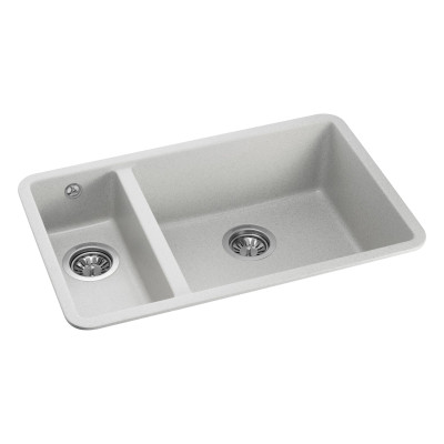 Мийка кухонна GRANADO Under top DOUBLE gris (gr3408) Вінниця - фото 2