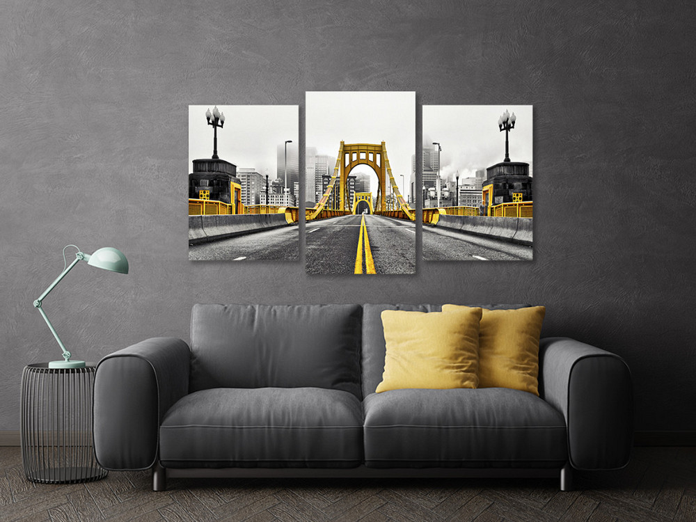Модульная картина в гостиную / спальню  Золотий міст  Art-674_3 70x130 см Киев - изображение 3