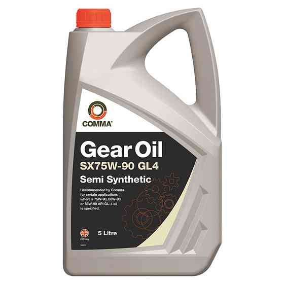 Трансмиссионное масло Comma Gear Oil SX 75W-90 GL4 5л Львов