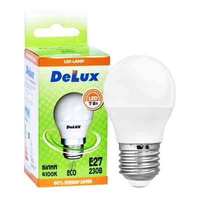 Лампочка Delux BL50P 7Вт 4100K 220В E27 (90020561) Вінниця