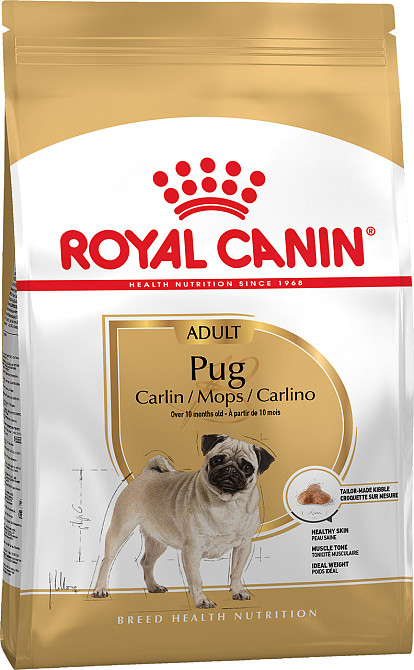 Корм для взрослых собак породы Мопс ROYAL CANIN PUG ADULT 1.5 кг Киев - изображение 1