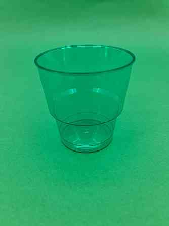 Стакан 200 мл склоподібний, зелений уп./25 штук Харків