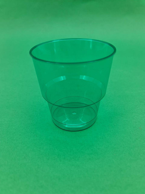 Стакан 200 мл склоподібний, зелений уп./25 штук Харків - фото 4