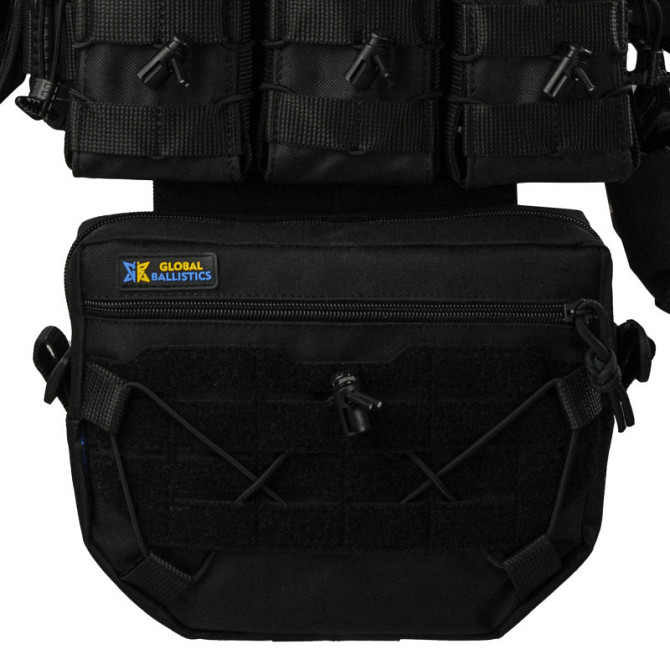 Плитоноска тактическая Warmor Gen.3 Pro Max с быстрым сбросом с подсумками (Черная) Винница - изображение 9