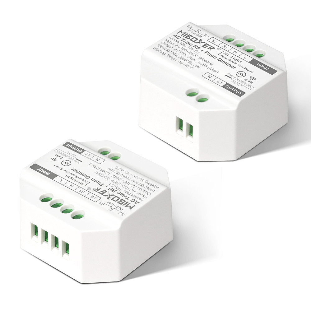 Miboxer LED контролер Мілайт бездротовий TRIAC димер 300Вт 220v,1.36A Mi-light Київ - фото 1