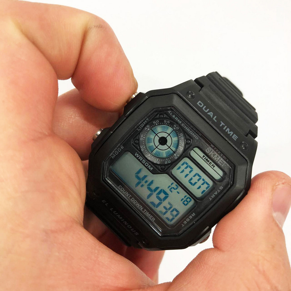 Годинники кварцові армійські SKMEI 1299BK, Армійський годинник протиударний, Годинники MI-629 спортивні спорт Київ - фото 9