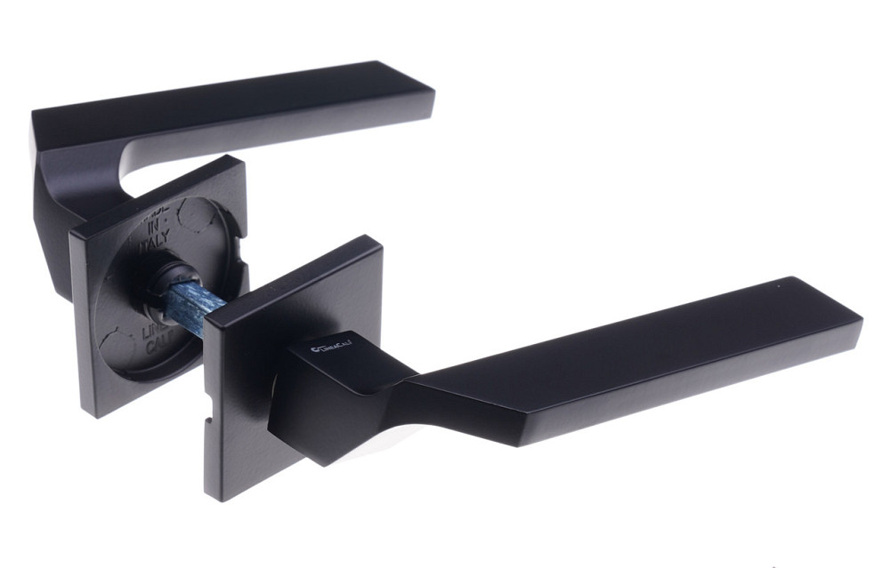 Ручка Linea Cali, модель GIRO хром матовый Черный Киев - изображение 4