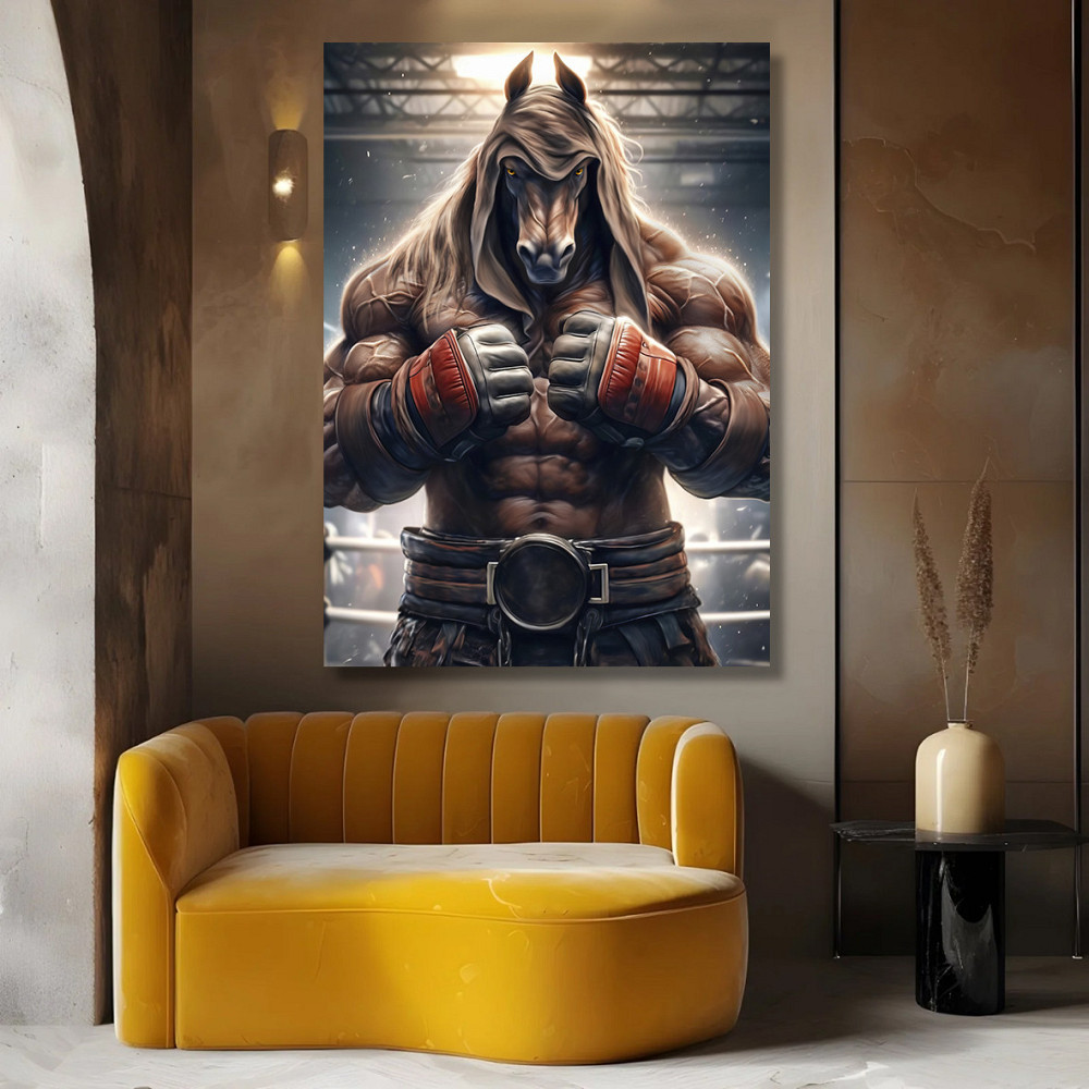 Картина Холсті в спортзал  Кінь KLM_14 Київ - фото 4