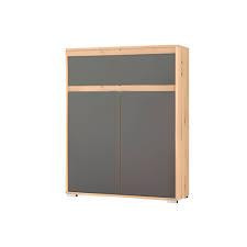 Комод 2Д1Ш Торино - 761х1013х350 - Дуб Артисан + Серый Львов - изображение 1