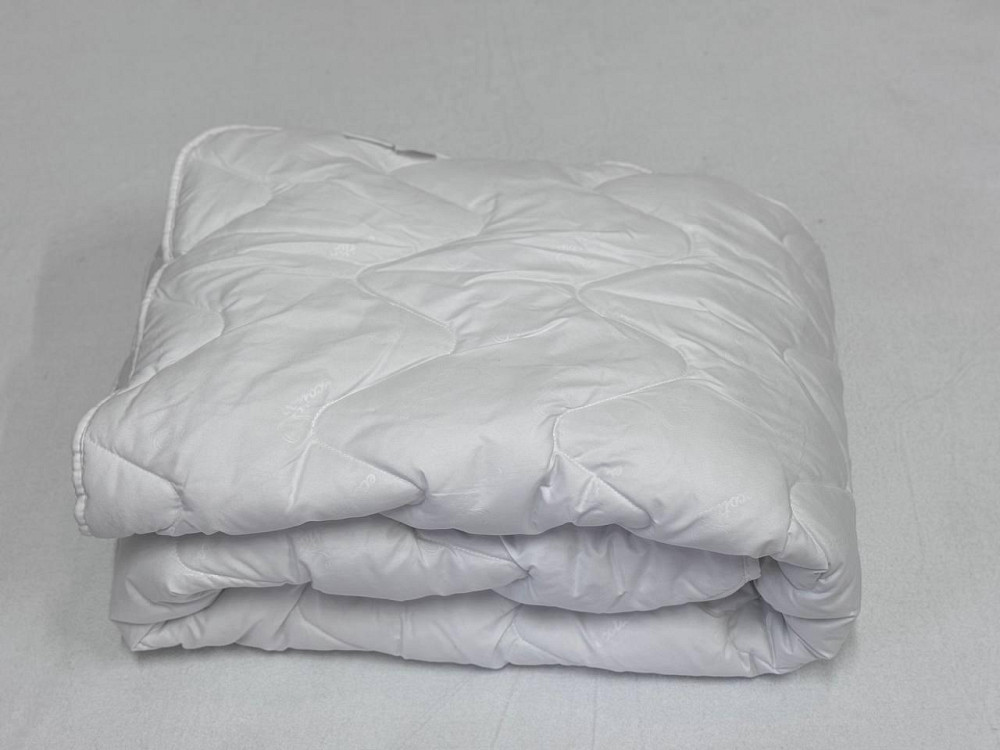 Ecotton Ковдра Ecotton 140х205 см антиалергенна стьобана з бязі біла 20-0256 White Коломия - фото 2