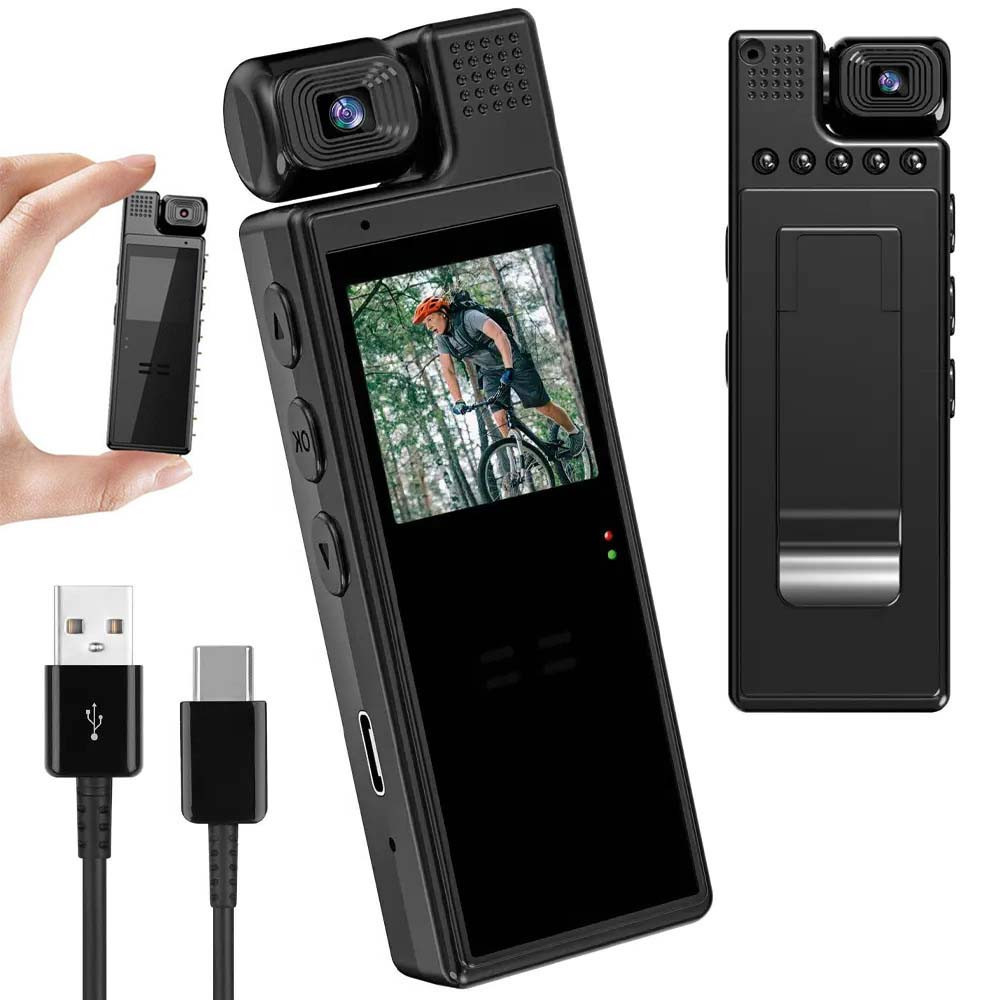 Нагрудна боді камера з дисплеєм 1080p FullHD,L9 SBR Київ - фото 1