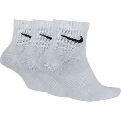 Шкарпетки Nike U NK EVERYDAY LTWT ANKLE 3PR SX7677-100 46-50 3 пари Білі (888407239120) Вінниця