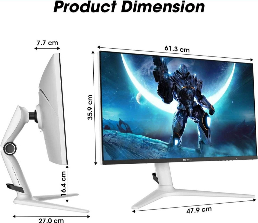 Монітор Koorui GN10 27, 2K, 240Hz. Mini - LED Display HDR 1000 , 1ms. Київ - фото 4