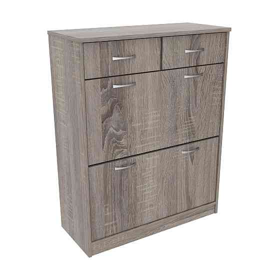 Тумба для обуви №2, Дуб Сонома Трюфель, 800/350/1010 Львов