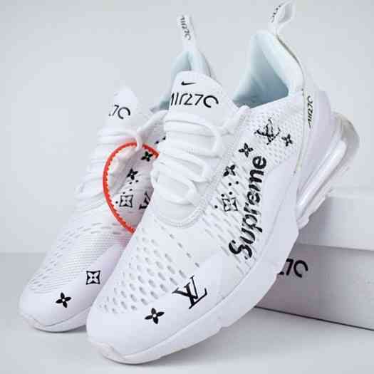 Кроссовки Nike 270 Женские Белые Найк с Амортизацией Тканевые (размеры: 37,38,39,40,41,42,43) Днепр