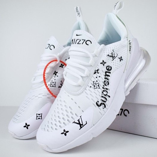 Кроссовки Nike 270 Женские Белые Найк с Амортизацией Тканевые (размеры: 37,38,39,40,41,42,43) Днепр - изображение 4