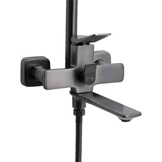 Душова система універсальна Qtap Presto на три споживачі (з виливом) QTPRE111GRP45585 Graphite Київ