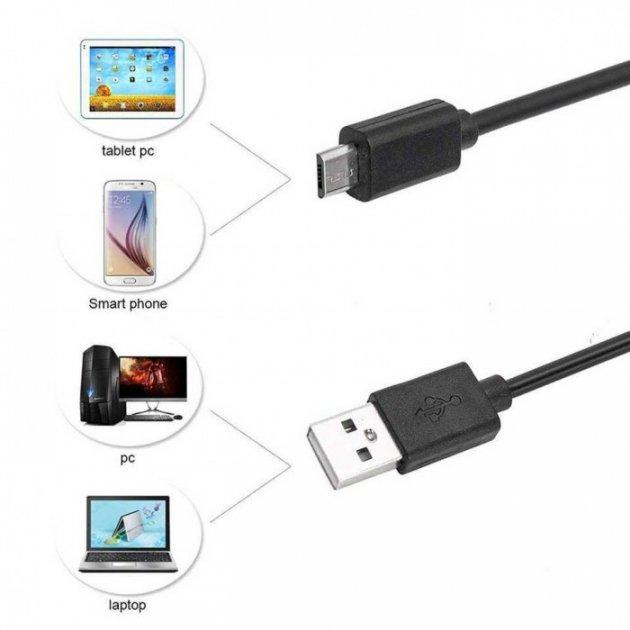 Usb Android Ендоскоп для смартфона 2 м 7 мм, Камера ендоскоп для авто, Гнучкі YQ-222 технічні ендоскопи Київ - фото 2
