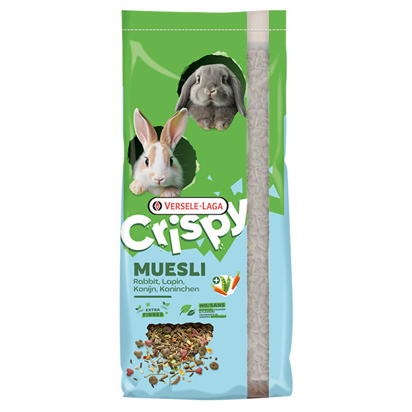 Versele-Laga Crispy Muesli Rabbit ВЕРСЕЛЕ-ЛАГА КРИСПИ МЮСЛИ КРОЛИК мюсли корм для кроликов Киев - изображение 1