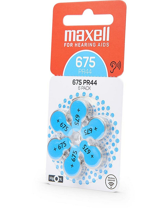 Батарейка MAXELL PR44 (675) 6BS ZINC AIR (M-790420.00.EU) (4043752334500) Киев - изображение 2