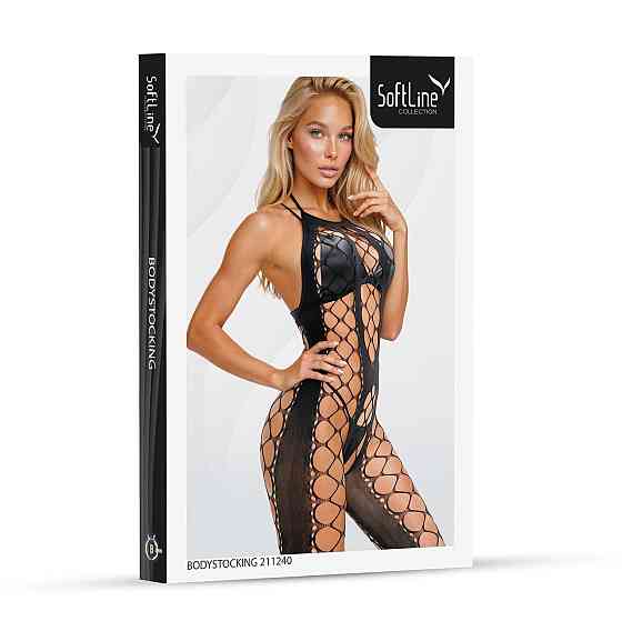 Бодістокінг - Bodystocking 211240, black - One Size Sex Aura Київ